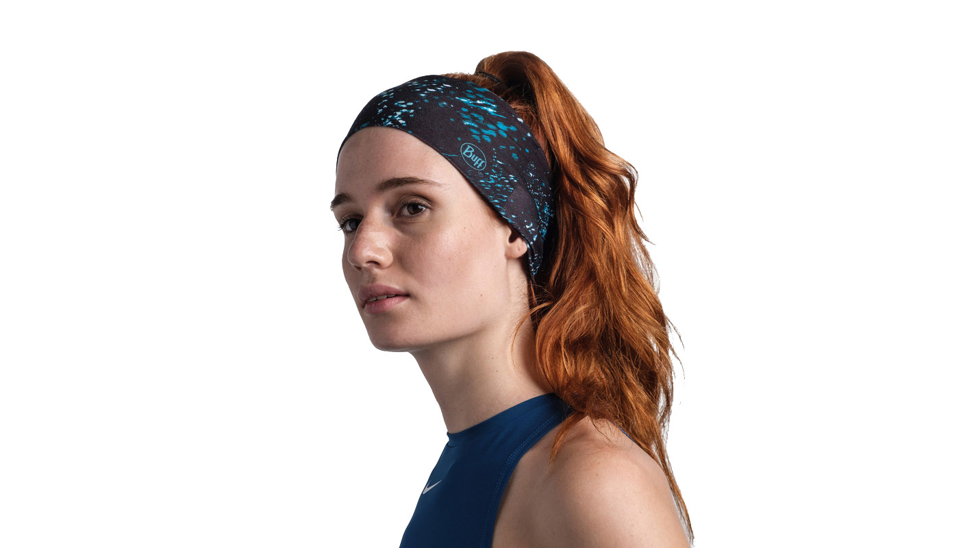 BUFF Opaska COOLNET UV® Wide Headband - Speckle black